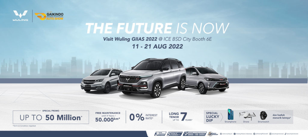 Kunjungi Booth Wuling di GIIAS 2022! Kunjungi Booth Wuling di GIIAS 2022!